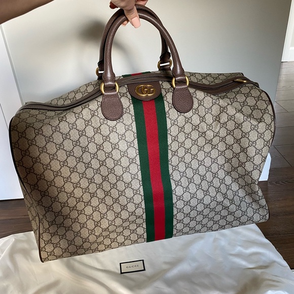Gucci Handbags - Authentic Gucci Ophidia GG Large Duffel